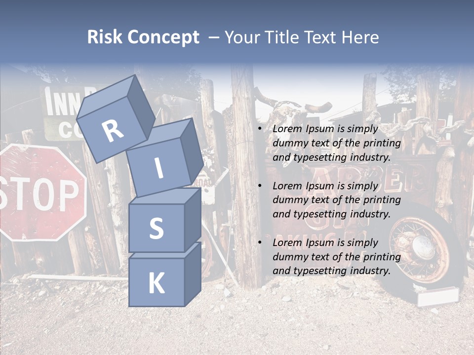 Stop Usa Old Fashioned PowerPoint Template