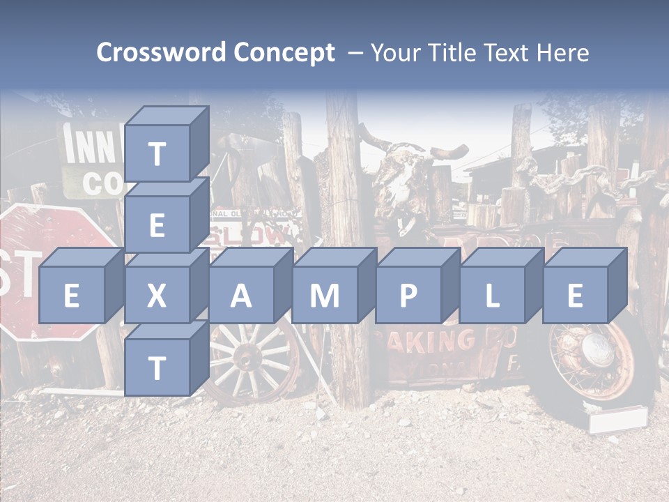 Stop Usa Old Fashioned PowerPoint Template