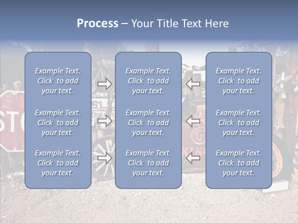 Stop Usa Old Fashioned PowerPoint Template