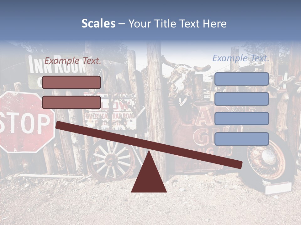 Stop Usa Old Fashioned PowerPoint Template