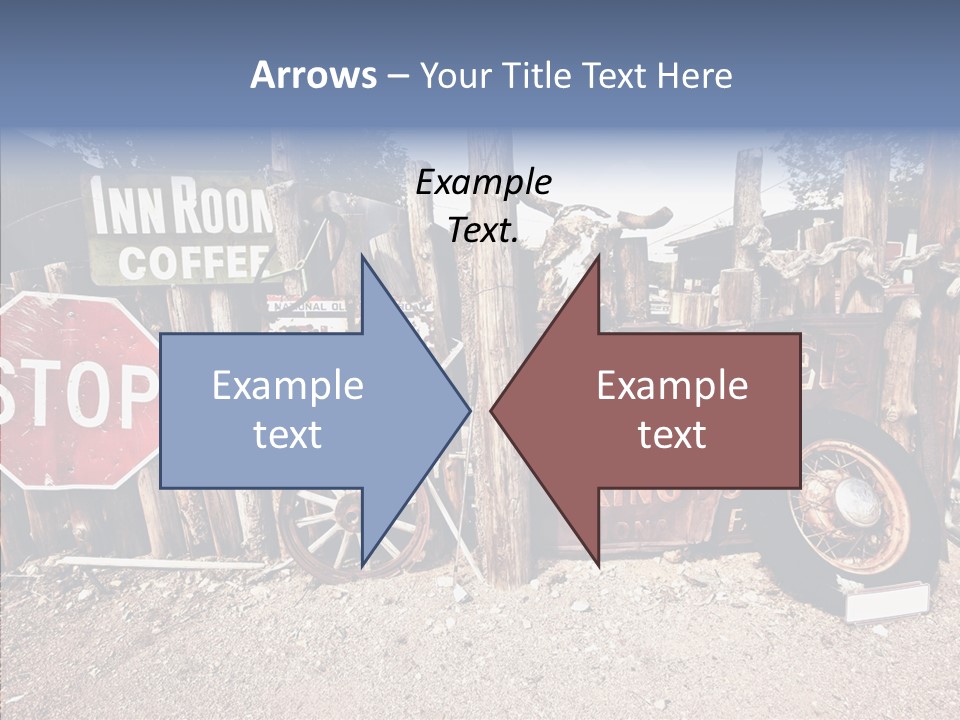 Stop Usa Old Fashioned PowerPoint Template