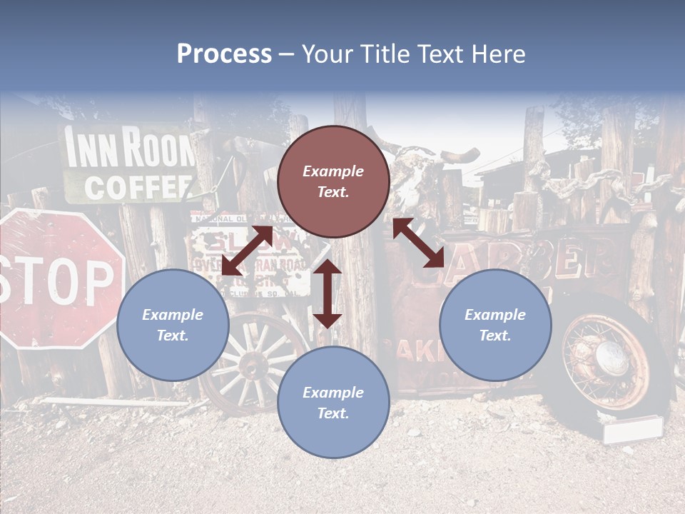 Stop Usa Old Fashioned PowerPoint Template