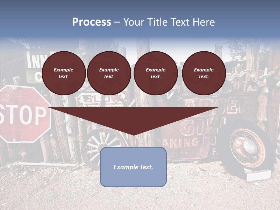 Stop Usa Old Fashioned PowerPoint Template