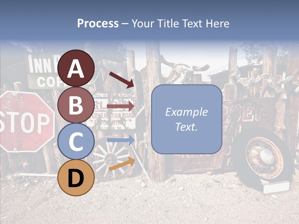 Stop Usa Old Fashioned PowerPoint Template