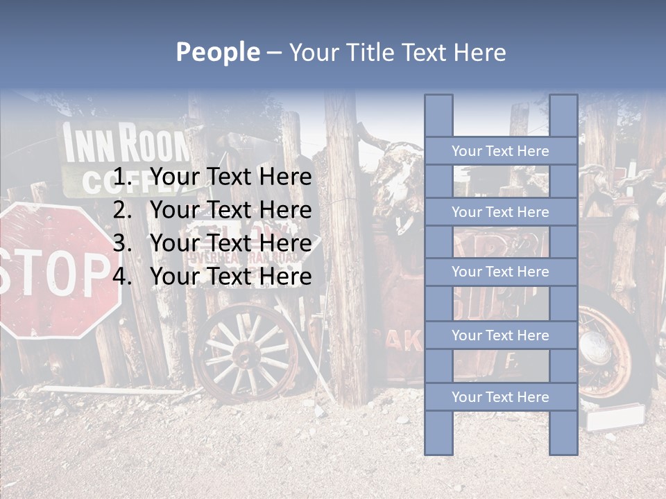 Stop Usa Old Fashioned PowerPoint Template