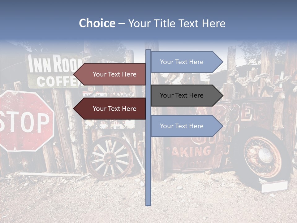 Stop Usa Old Fashioned PowerPoint Template