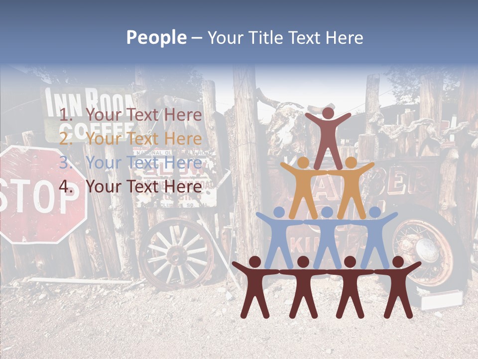 Stop Usa Old Fashioned PowerPoint Template