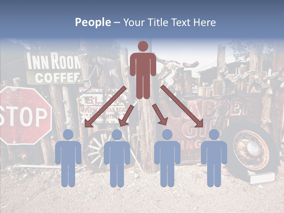 Stop Usa Old Fashioned PowerPoint Template