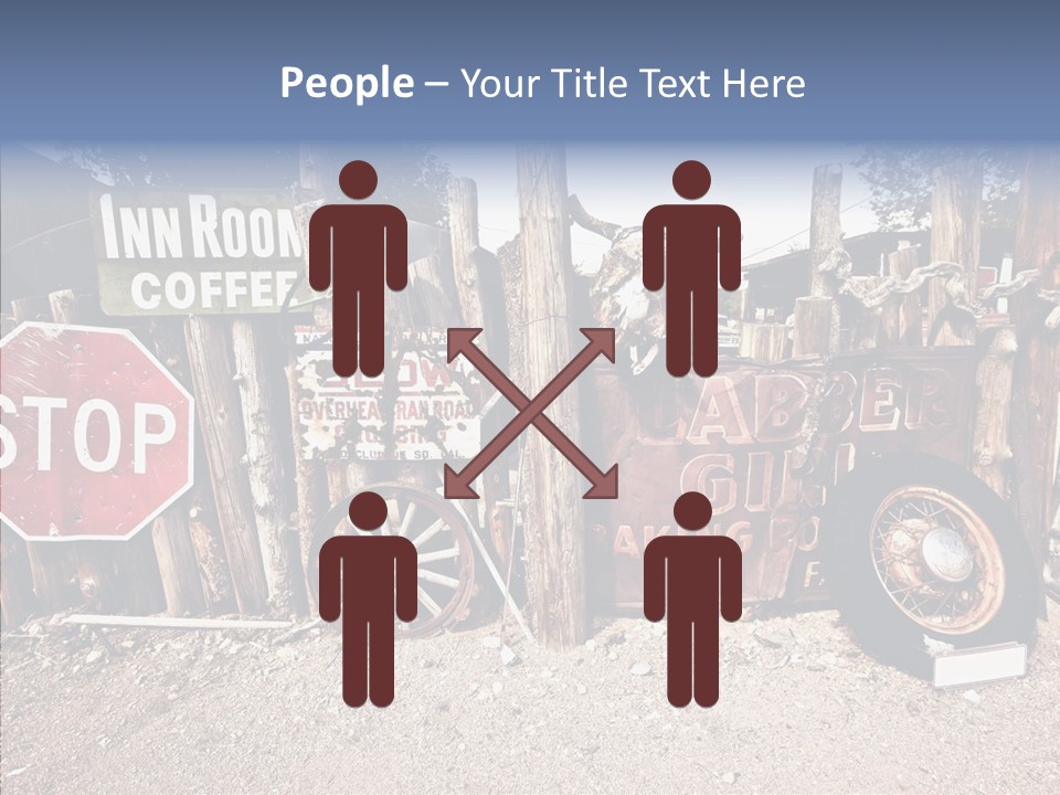 Stop Usa Old Fashioned PowerPoint Template