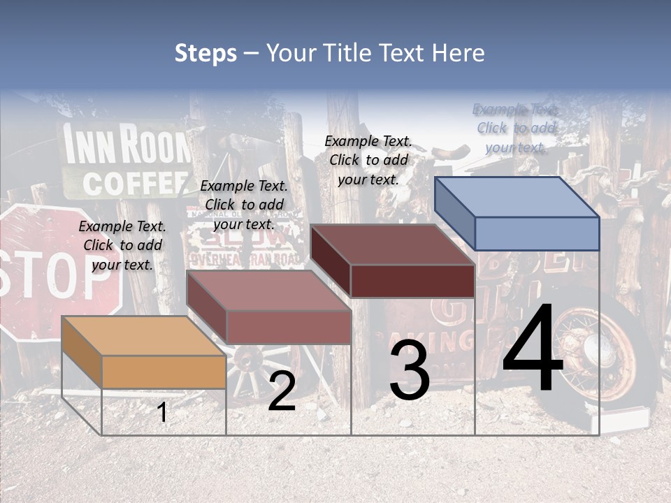 Stop Usa Old Fashioned PowerPoint Template