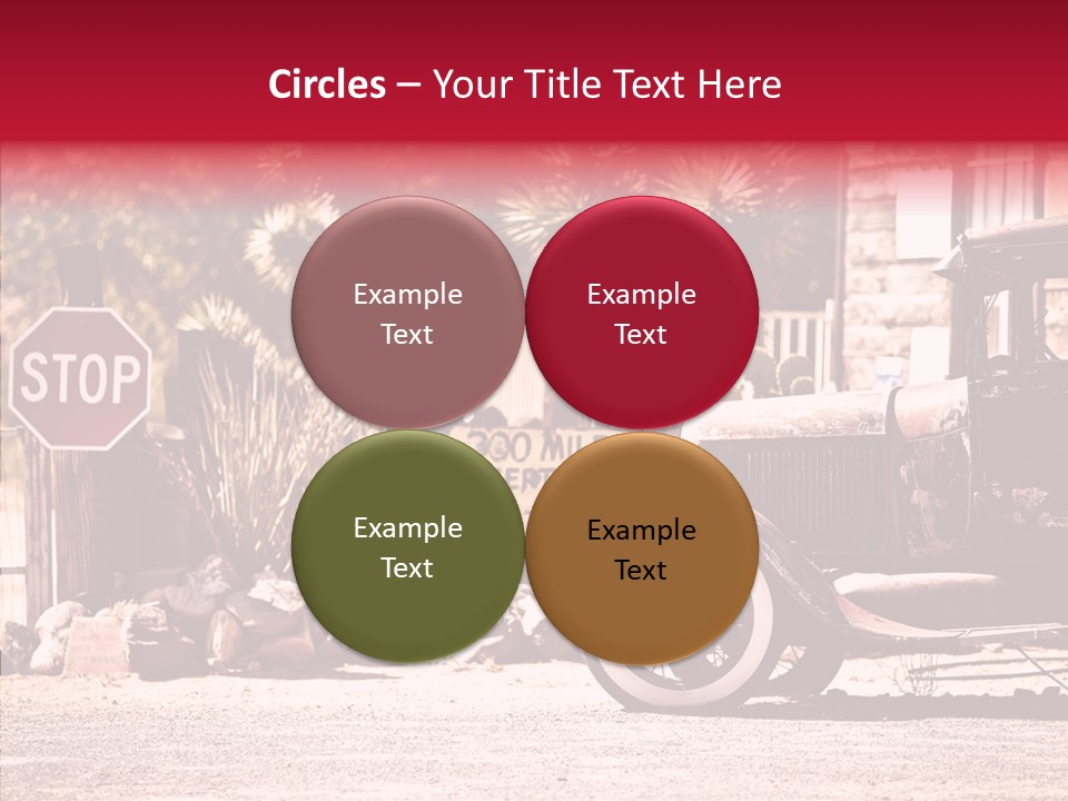 Traffic Gasoline America PowerPoint Template