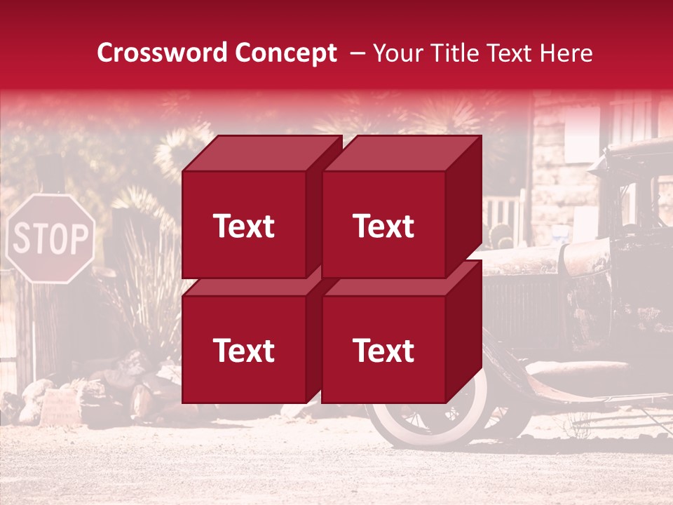 Traffic Gasoline America PowerPoint Template