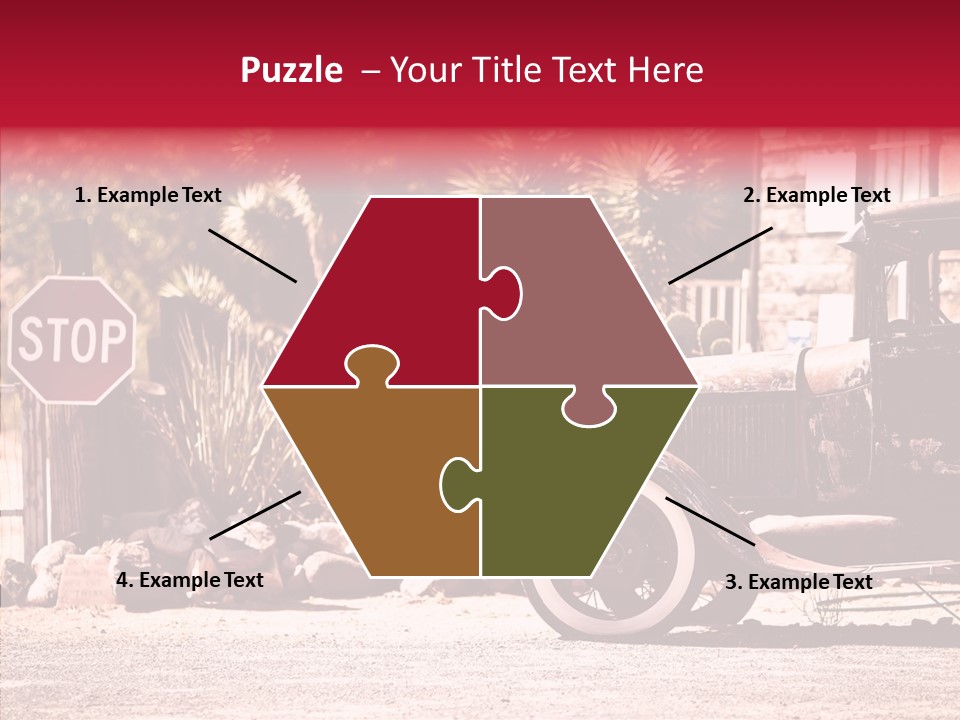 Traffic Gasoline America PowerPoint Template