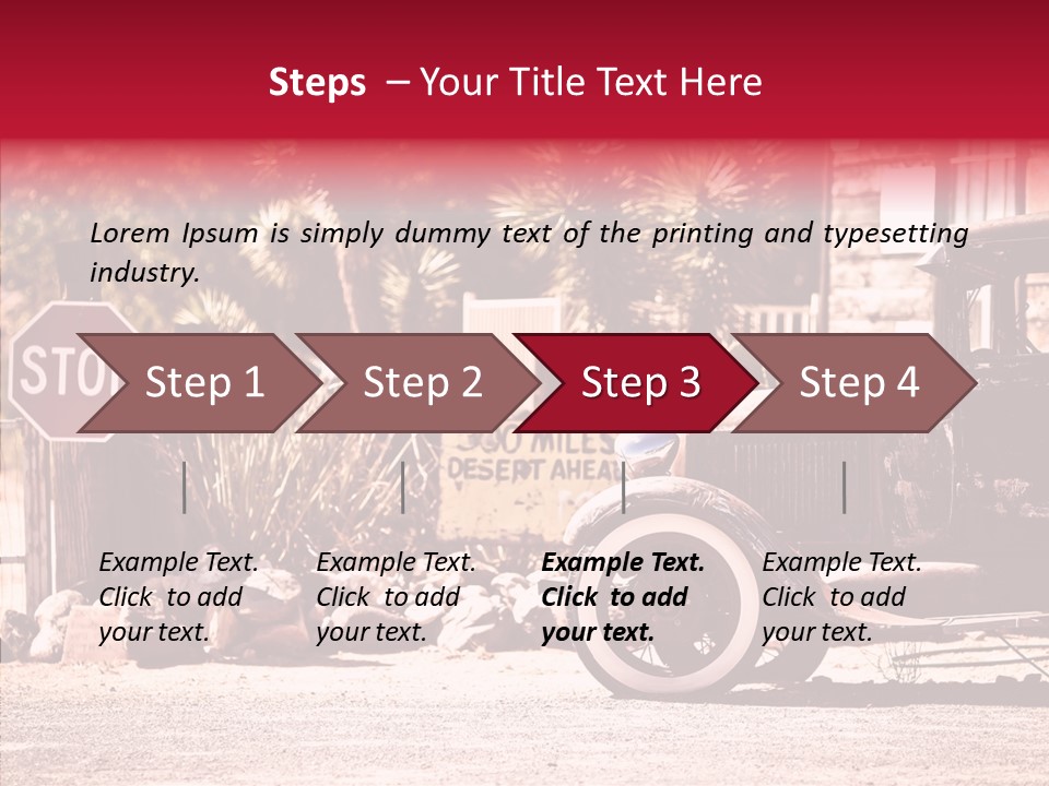 Traffic Gasoline America PowerPoint Template