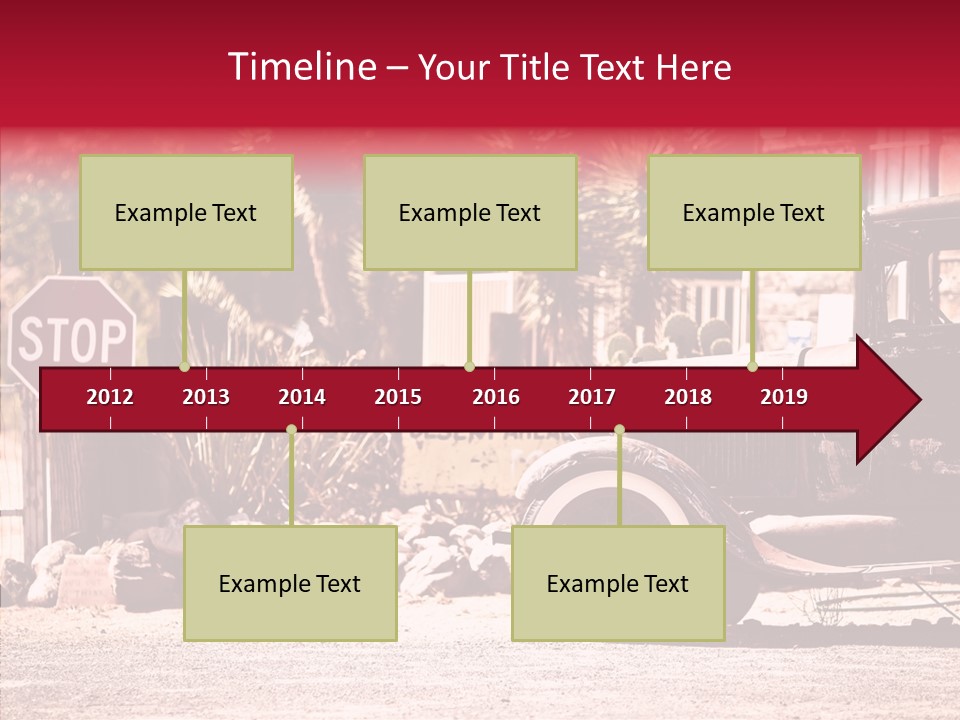 Traffic Gasoline America PowerPoint Template