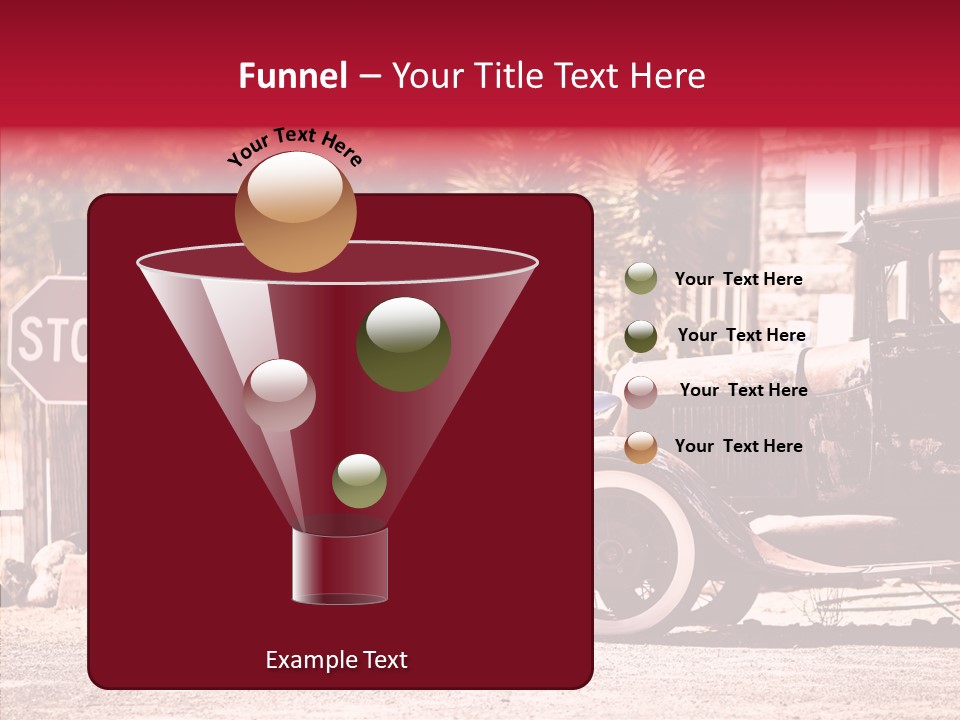Traffic Gasoline America PowerPoint Template