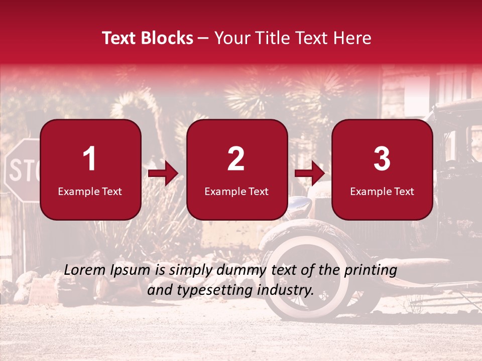 Traffic Gasoline America PowerPoint Template