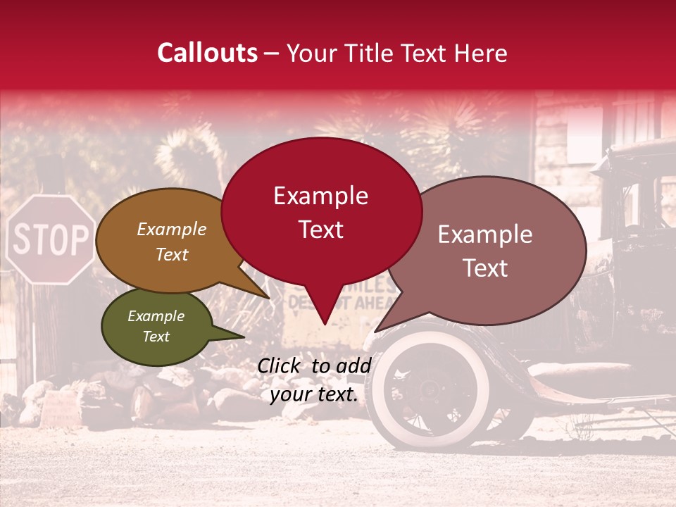 Traffic Gasoline America PowerPoint Template