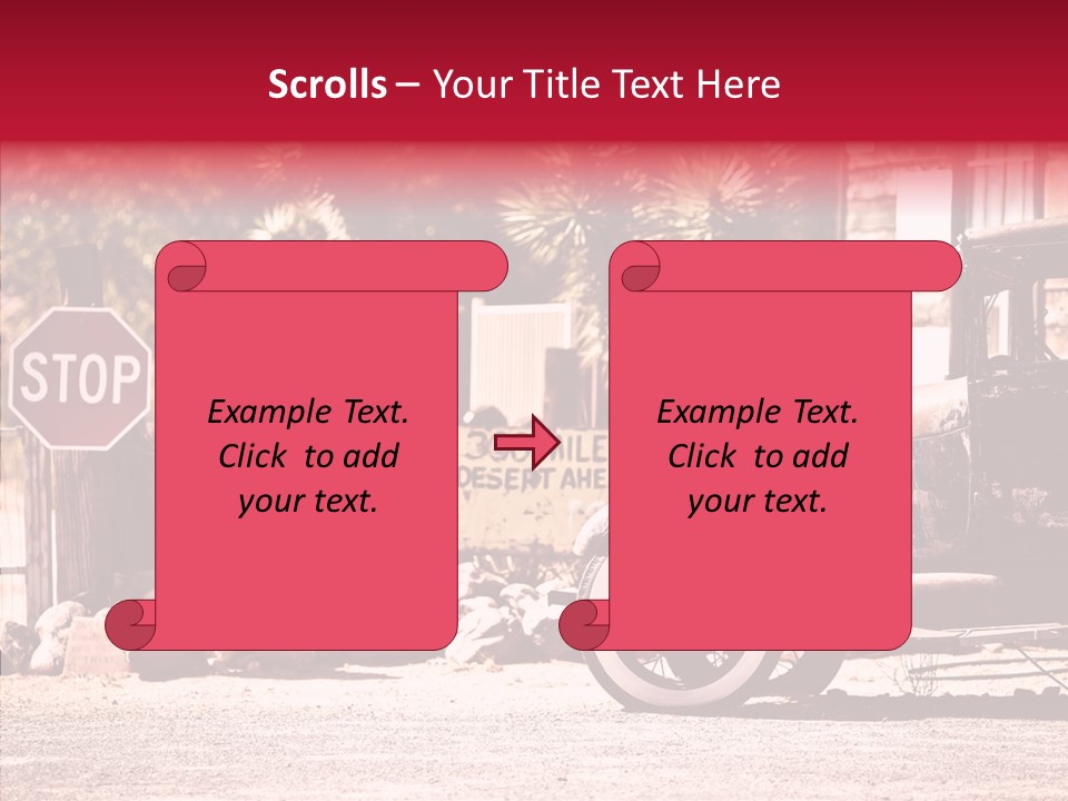 Traffic Gasoline America PowerPoint Template