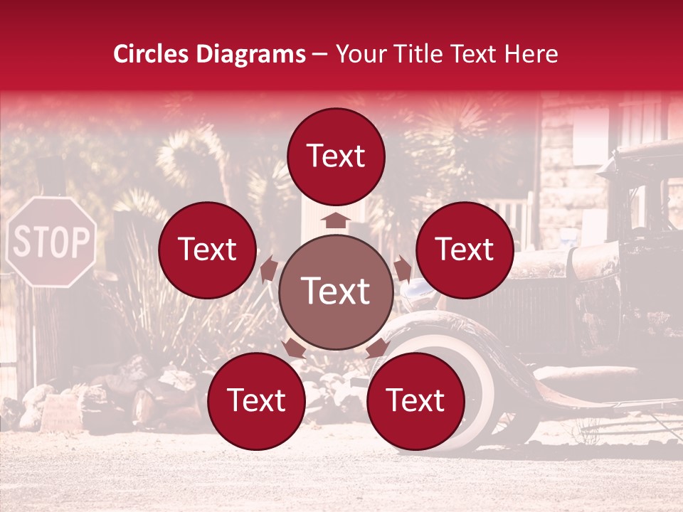 Traffic Gasoline America PowerPoint Template