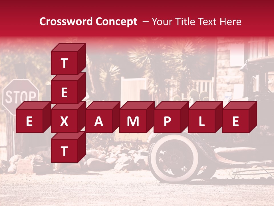 Traffic Gasoline America PowerPoint Template