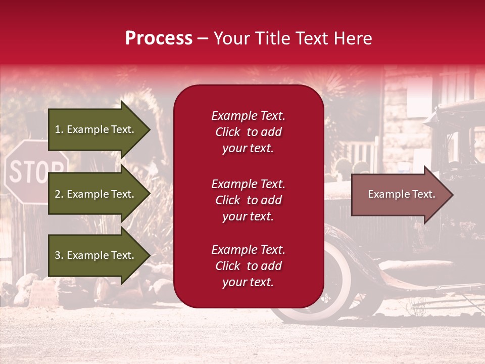 Traffic Gasoline America PowerPoint Template