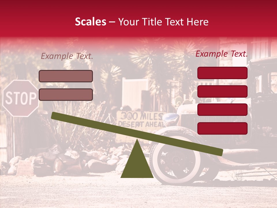 Traffic Gasoline America PowerPoint Template