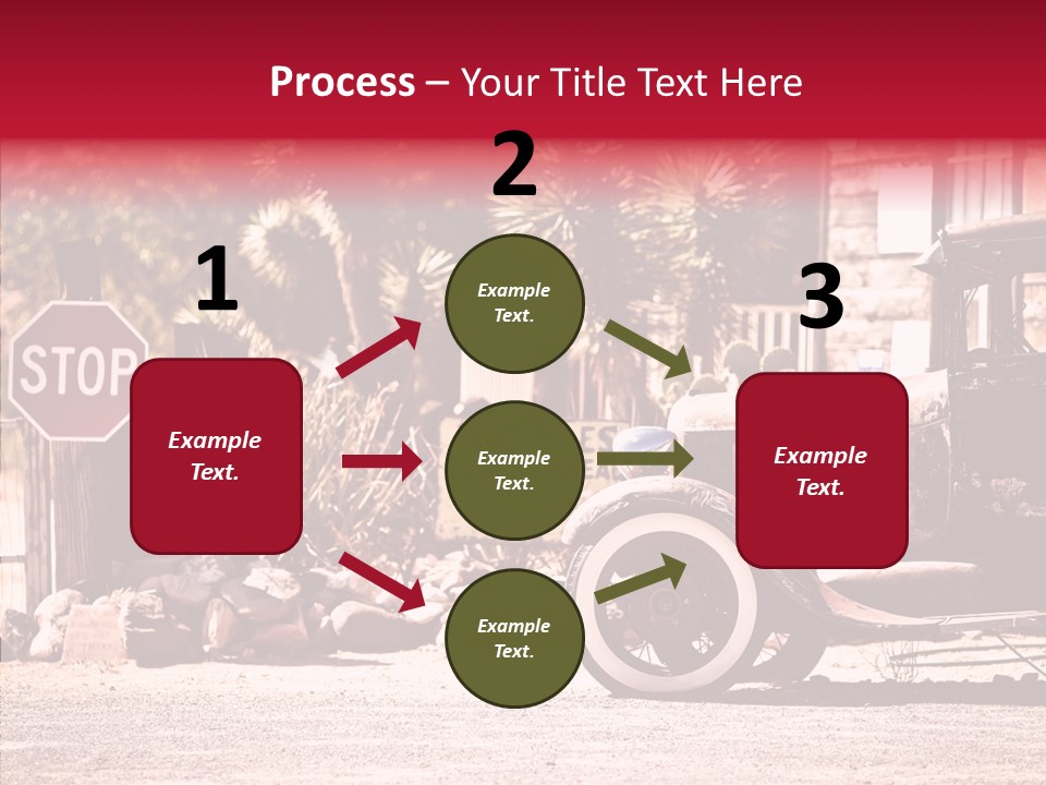 Traffic Gasoline America PowerPoint Template