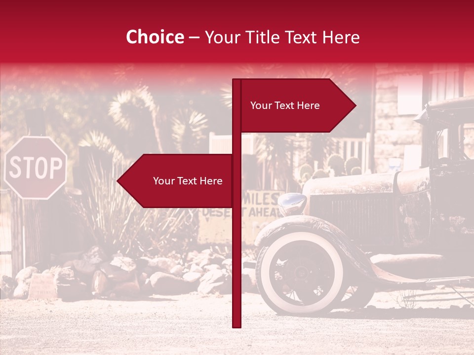 Traffic Gasoline America PowerPoint Template