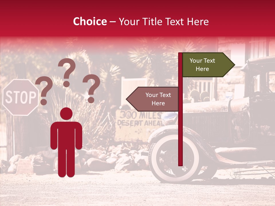 Traffic Gasoline America PowerPoint Template