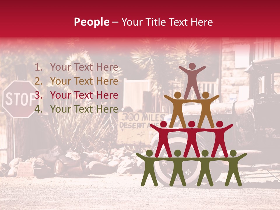 Traffic Gasoline America PowerPoint Template