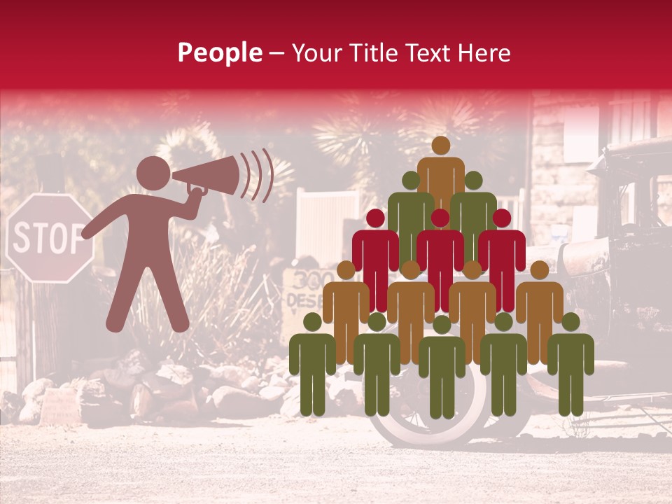 Traffic Gasoline America PowerPoint Template