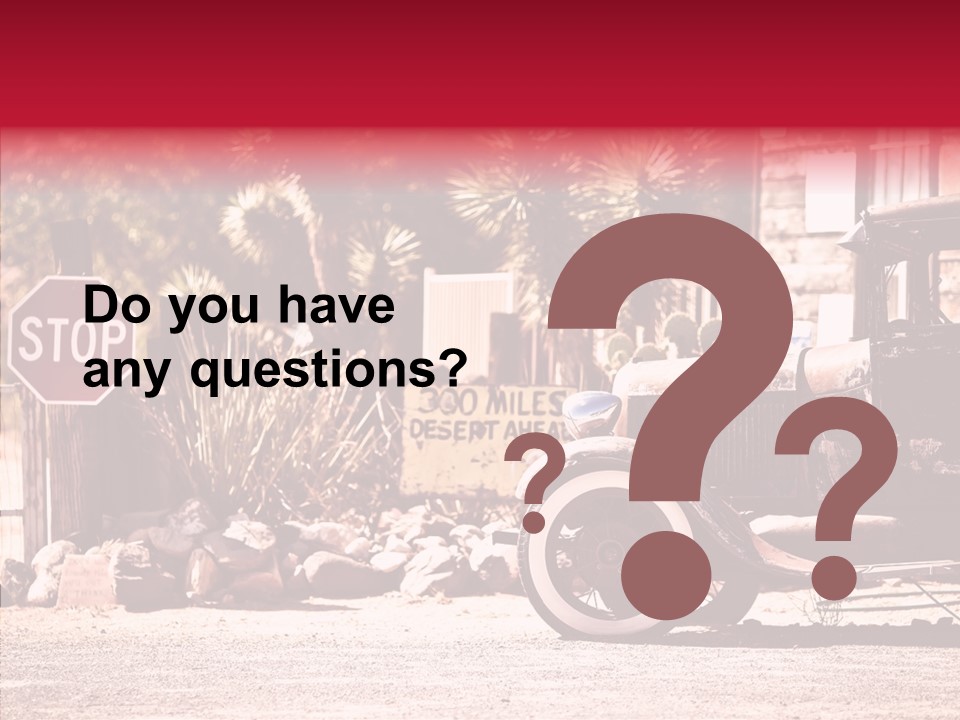 Traffic Gasoline America PowerPoint Template