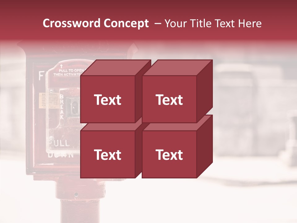 Rescue Equipment Sign PowerPoint Template