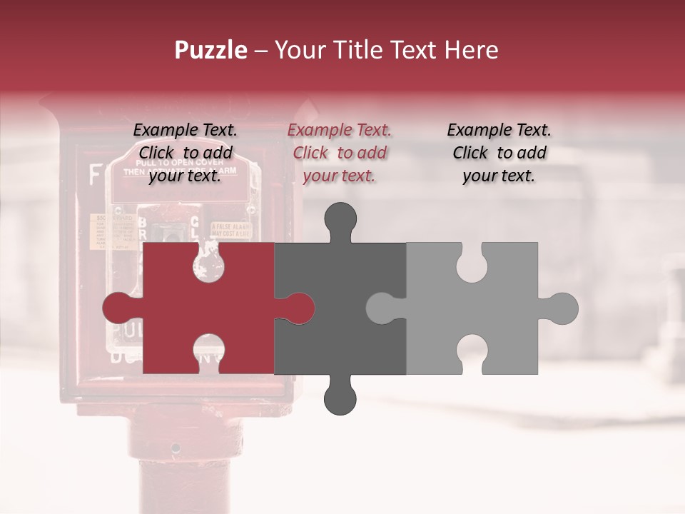 Rescue Equipment Sign PowerPoint Template