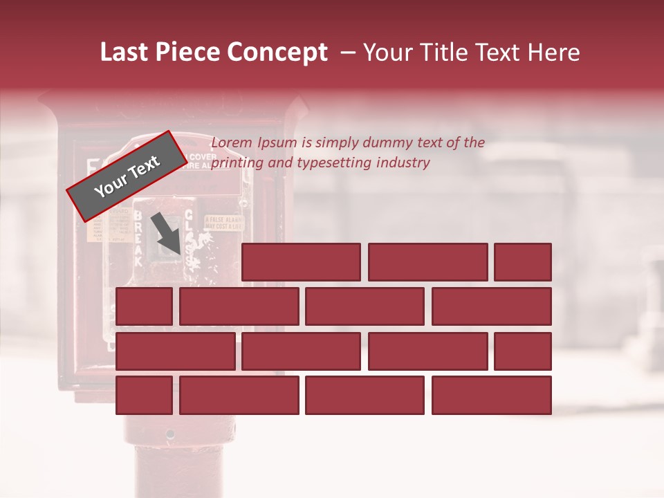 Rescue Equipment Sign PowerPoint Template