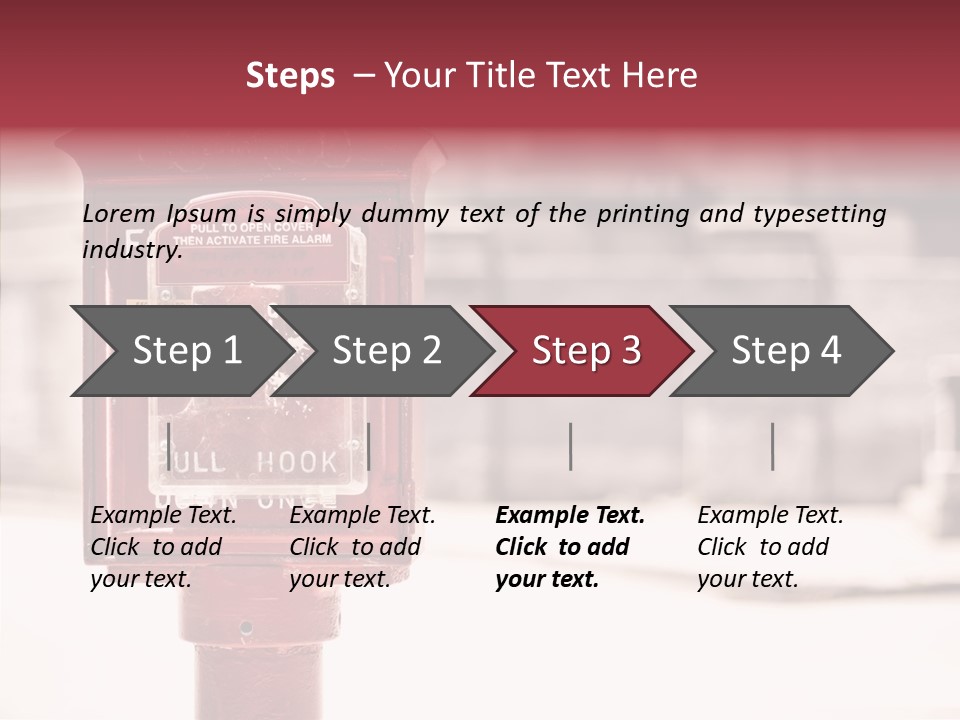 Rescue Equipment Sign PowerPoint Template