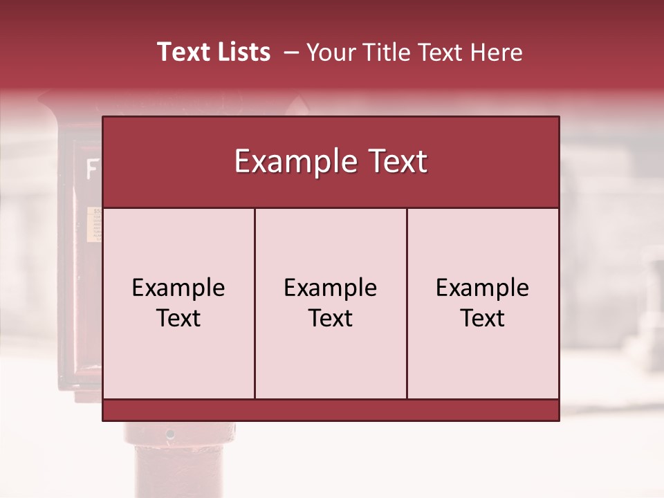 Rescue Equipment Sign PowerPoint Template