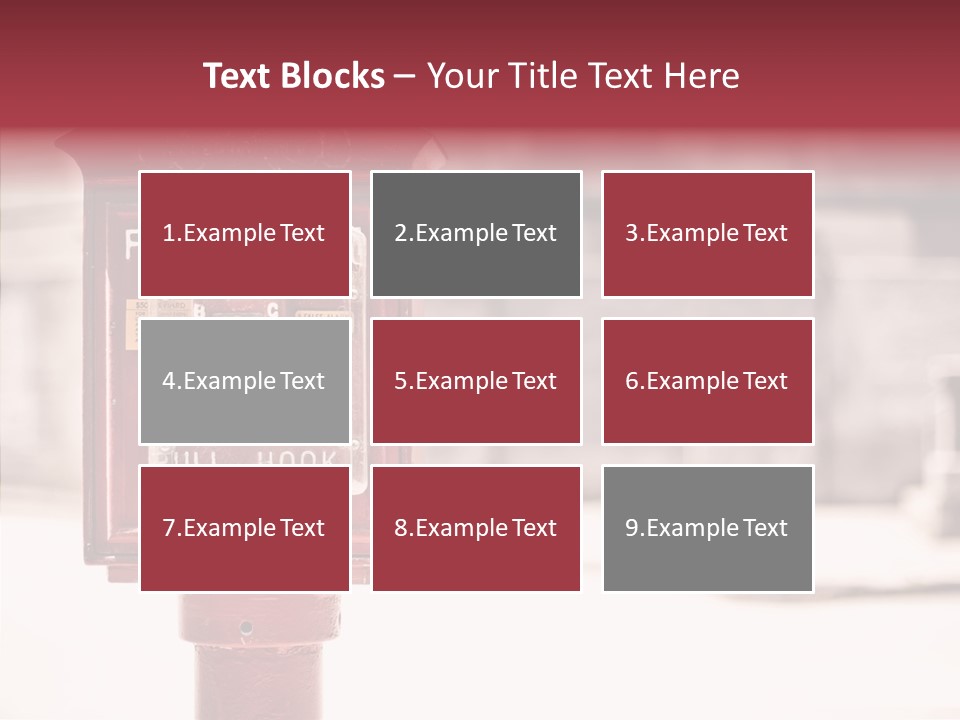 Rescue Equipment Sign PowerPoint Template