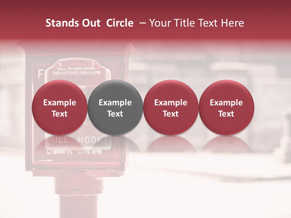 Rescue Equipment Sign PowerPoint Template