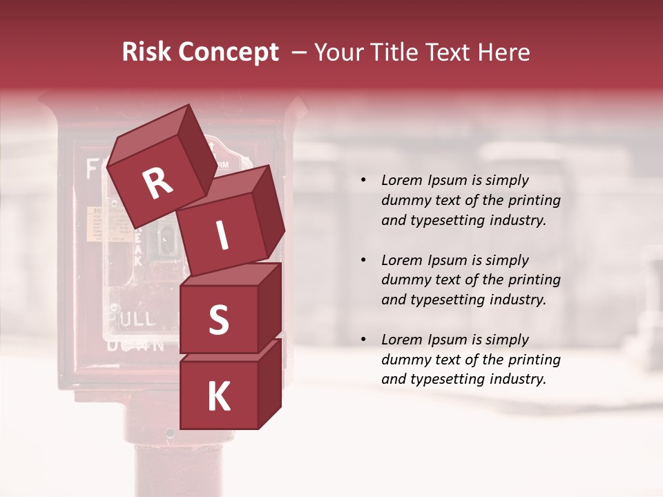 Rescue Equipment Sign PowerPoint Template