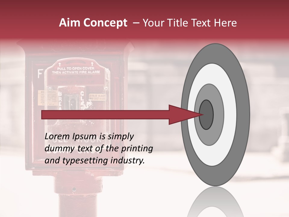 Rescue Equipment Sign PowerPoint Template