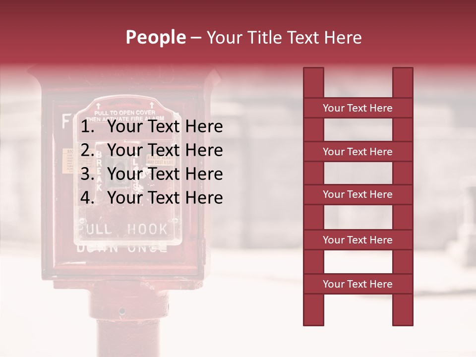 Rescue Equipment Sign PowerPoint Template