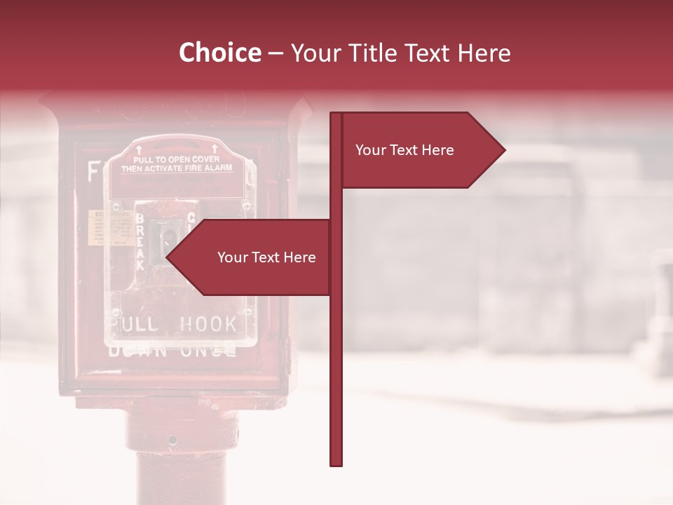 Rescue Equipment Sign PowerPoint Template