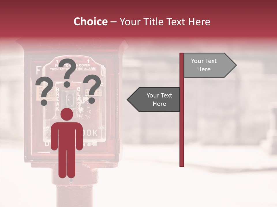 Rescue Equipment Sign PowerPoint Template