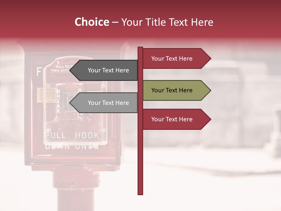 Rescue Equipment Sign PowerPoint Template