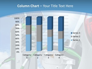 Car Pump Photovoltaic PowerPoint Template