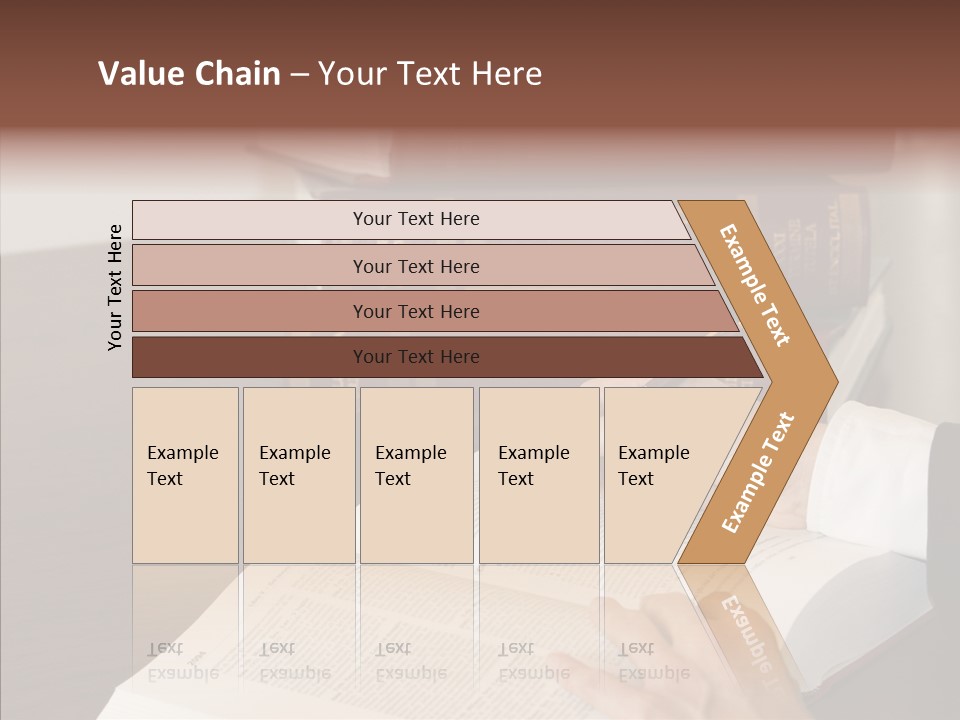 Lawyer Book Hand PowerPoint Template