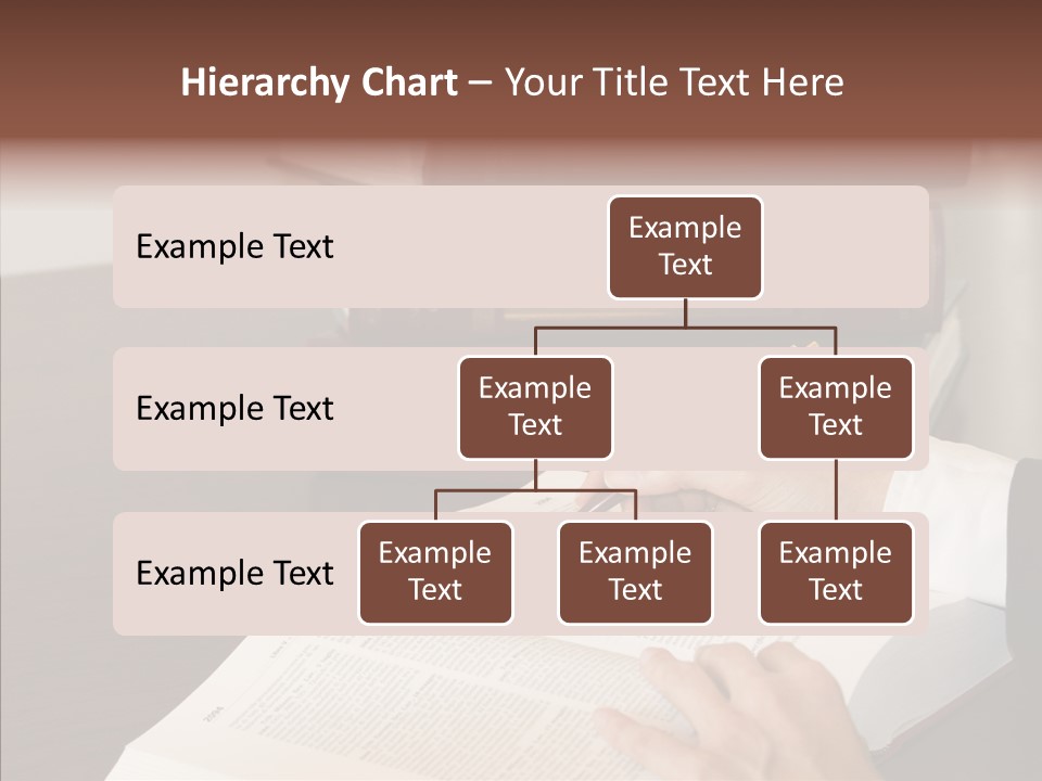 Lawyer Book Hand PowerPoint Template