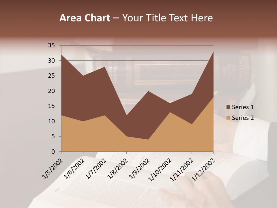 Lawyer Book Hand PowerPoint Template